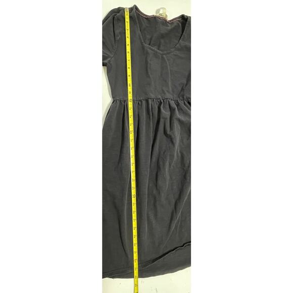 Matilda Jane Women Dress XS Gray Modest Half Sleeves Fit and Flare Cotton Blend - Picture 4 of 6